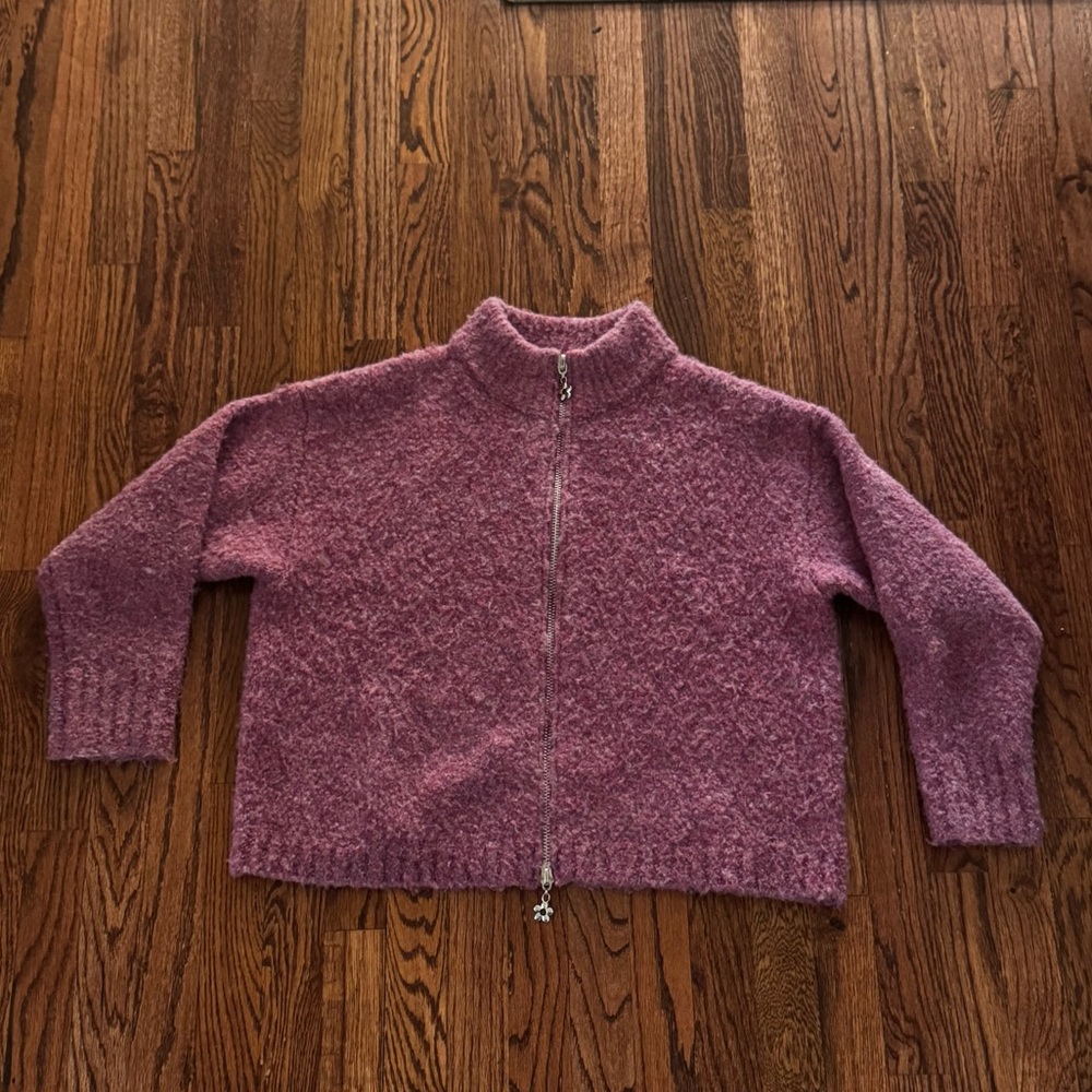 Lisa Says Gah Gemma Zip Up Sweater